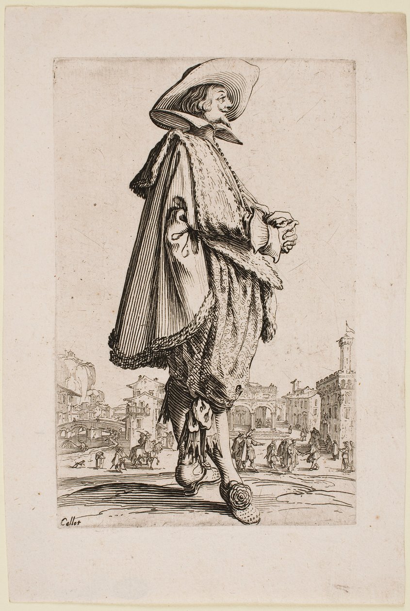 Heer met gevouwen handen, uit de serie 