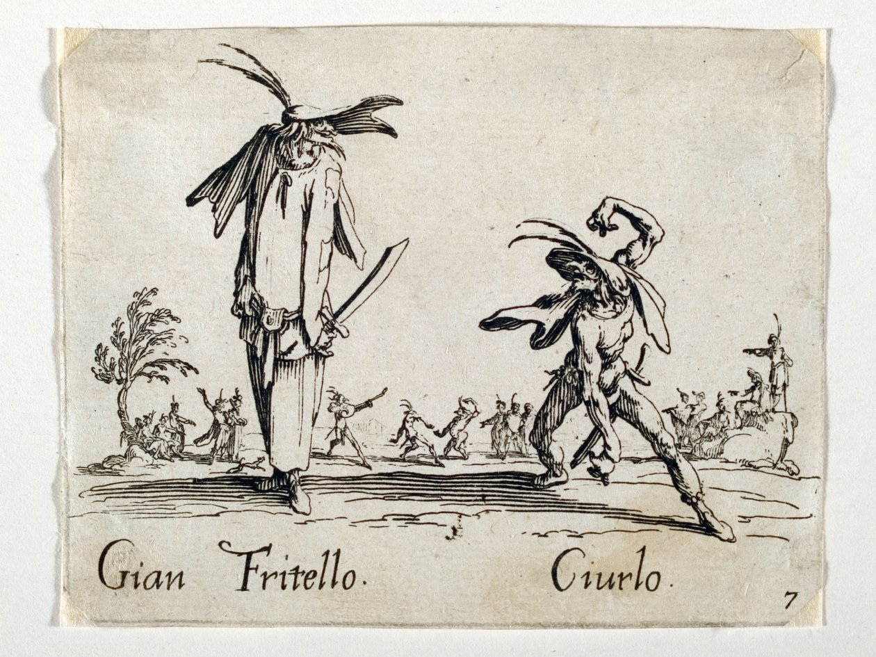 Gian Fritello en Ciurlo, figuren uit de Commedia dell