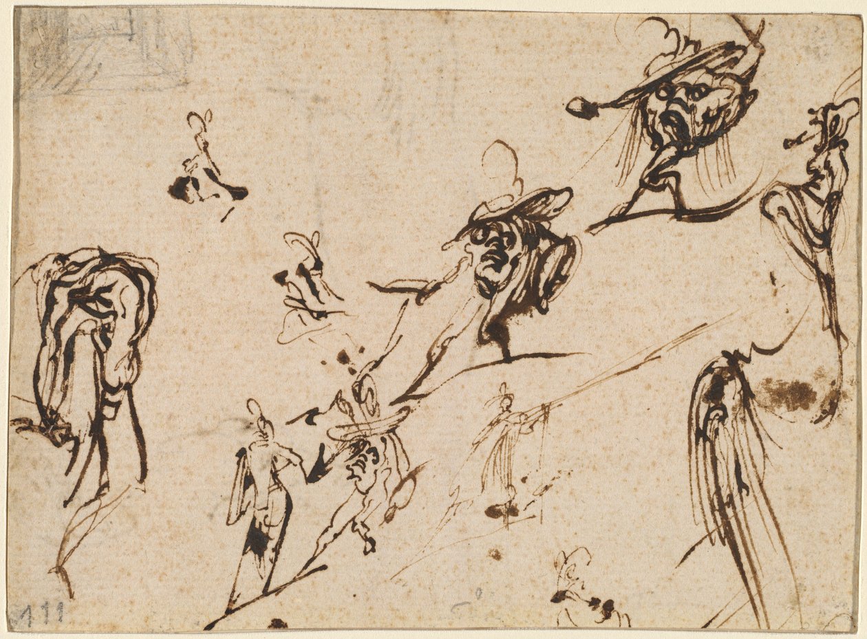 Gobbi en Andere Bizarre Figuren door Jacques Callot