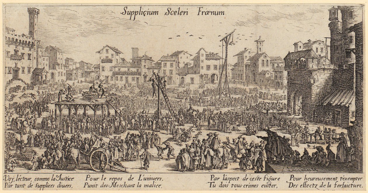 De heilige Matthias, blad 13 uit de serie „Jezus, de twaalf apostelen en Maria“ door Jacques Callot