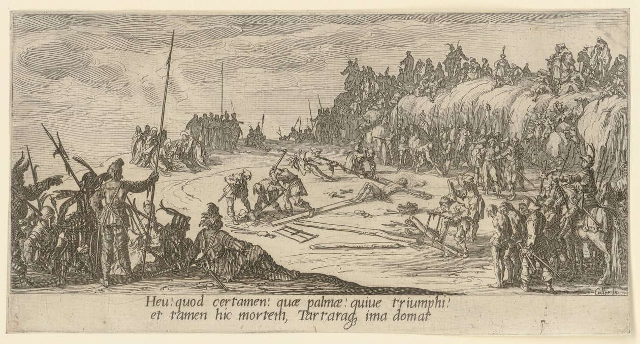 Kruisiging door Jacques Callot
