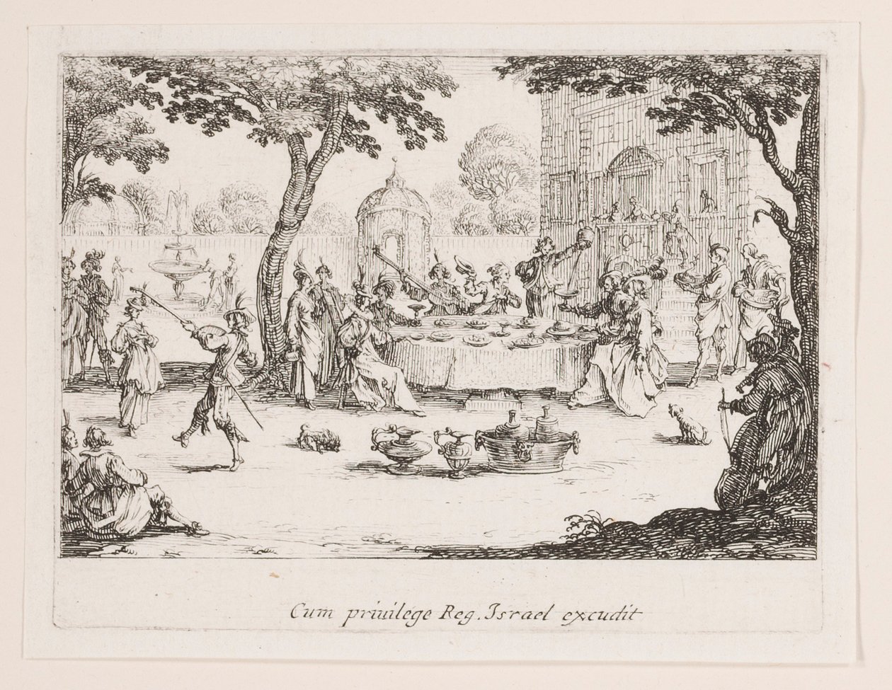 L door Jacques Callot