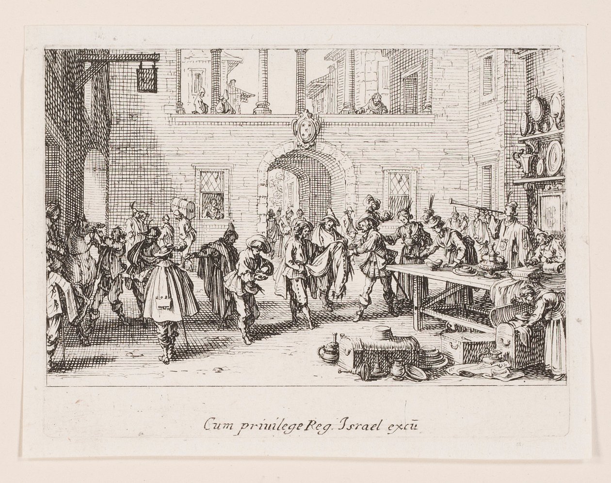 L door Jacques Callot