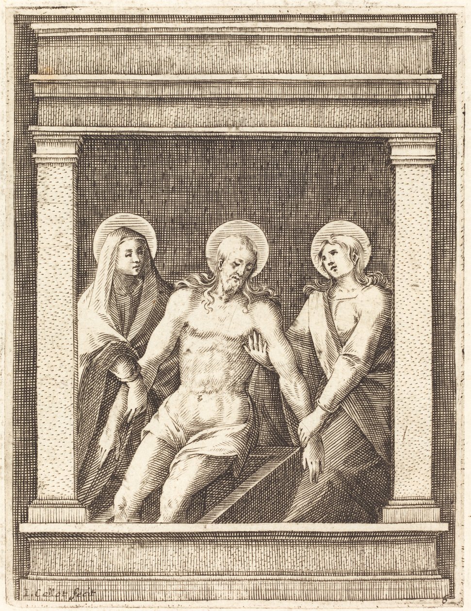 Klaagzang door Jacques Callot