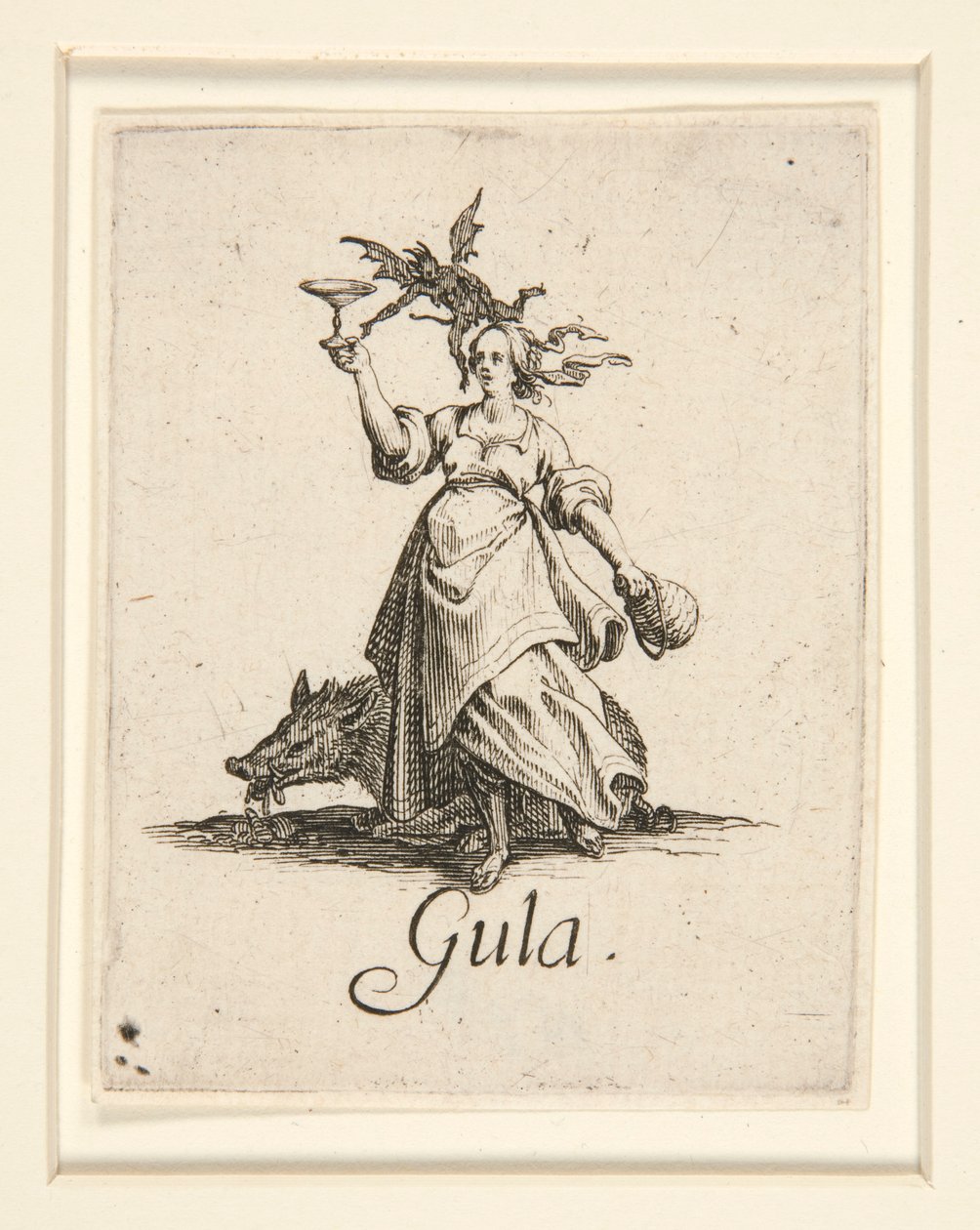 Les Peches Capitaux: La Gourmandise door Jacques Callot