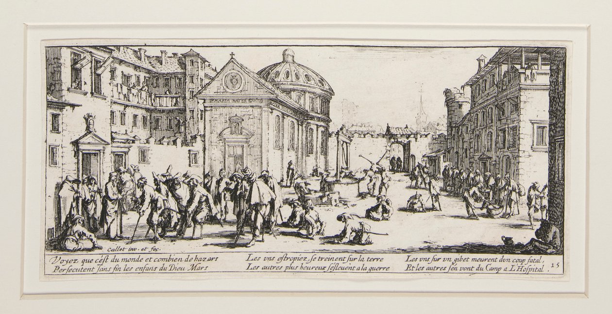 Les grandes miseres de la guerre: No. 15 - De grote ellende van de oorlog door Jacques Callot