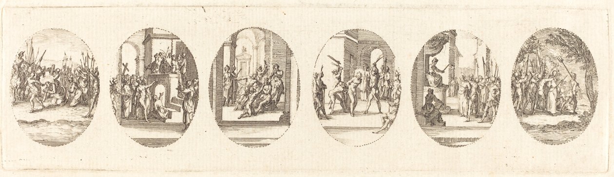 Mysteries van de Passie door Jacques Callot