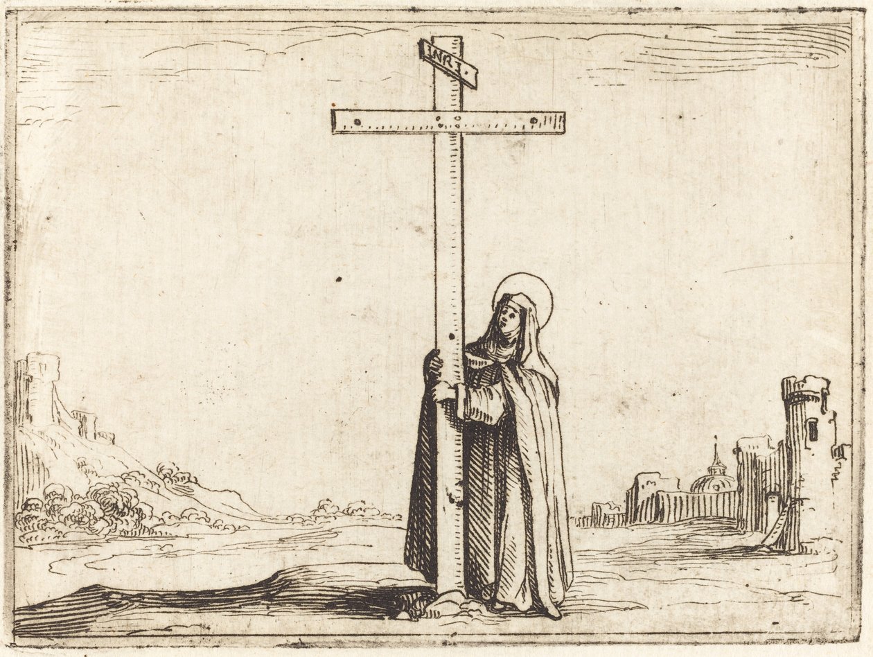 Non omhelst het heilige kruis, 1628 door Jacques Callot