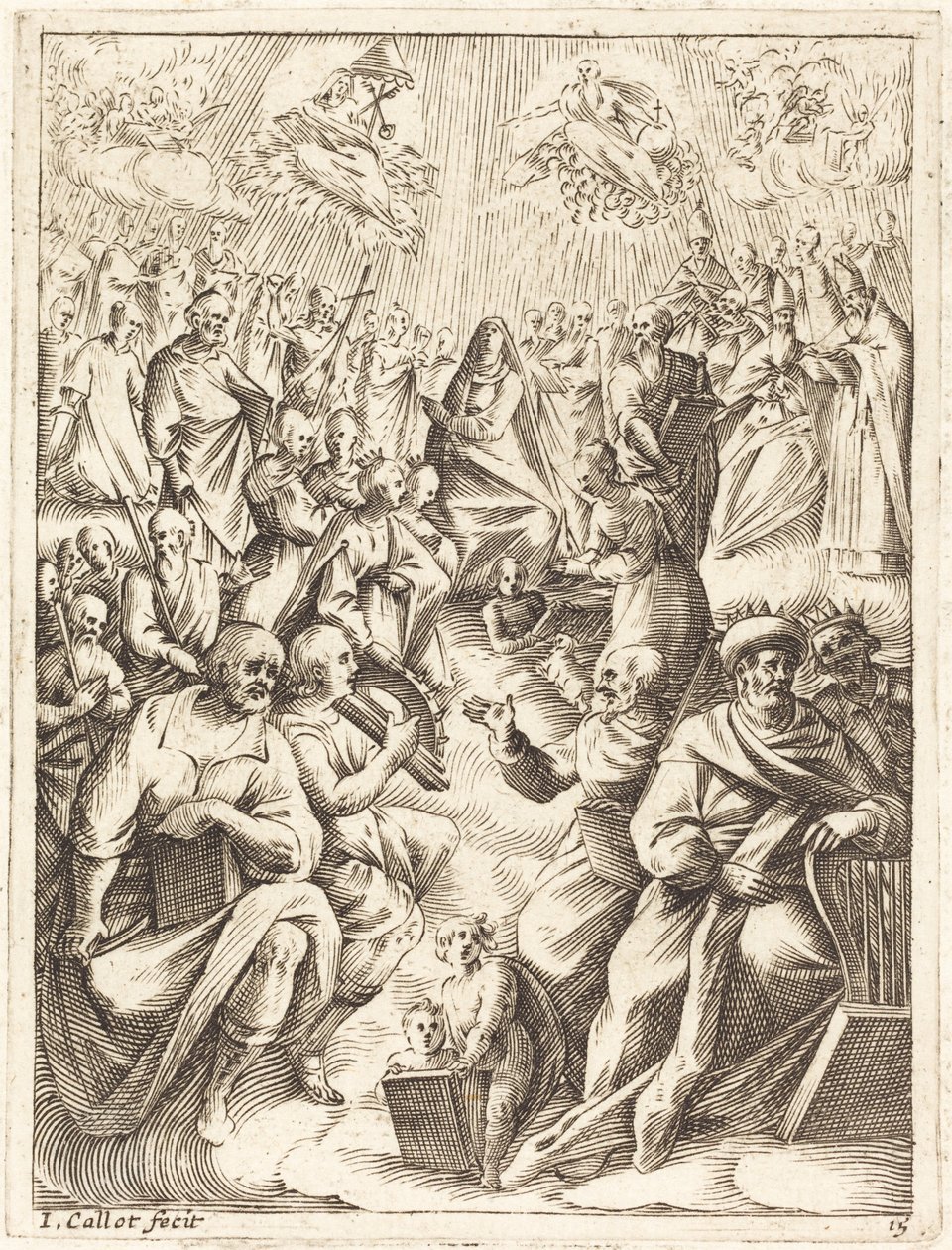 Paradijs door Jacques Callot
