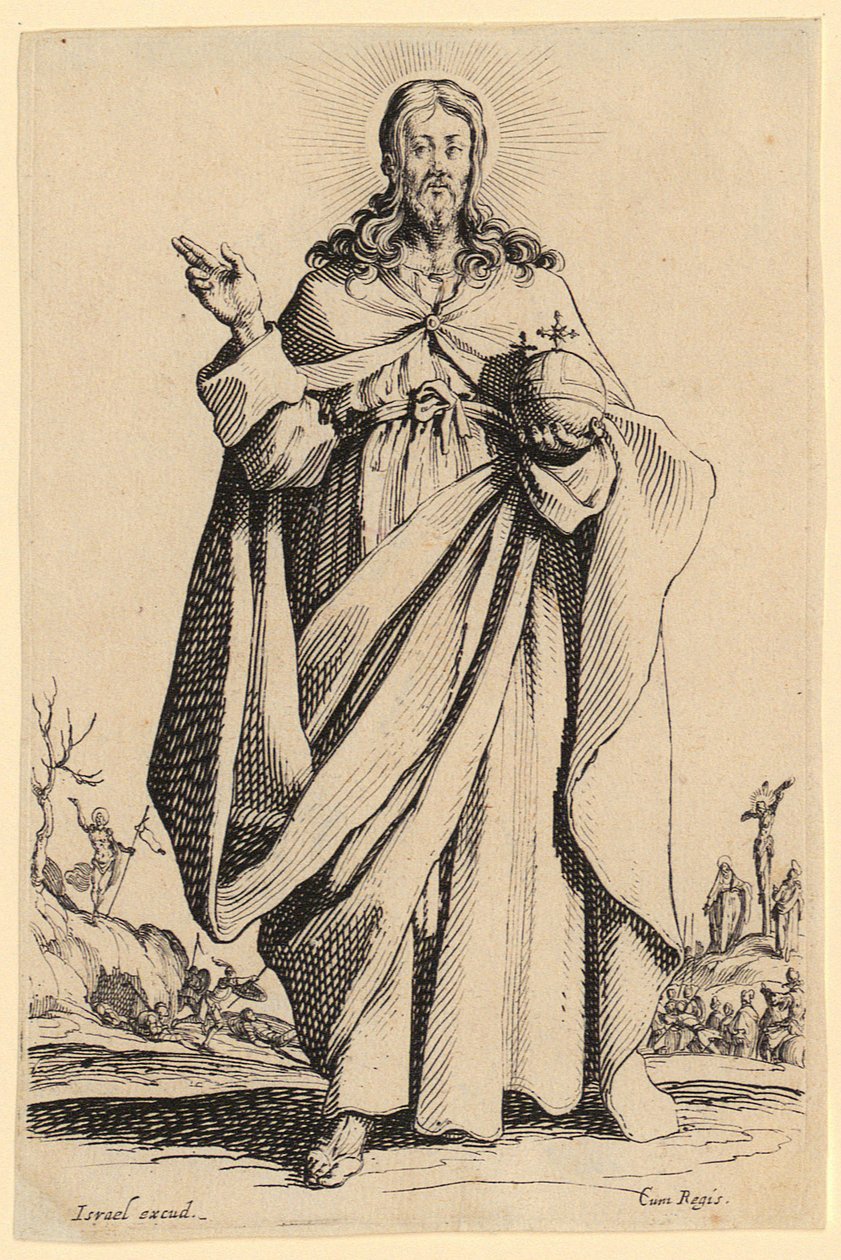 Portret van Claude Deruet door Jacques Callot