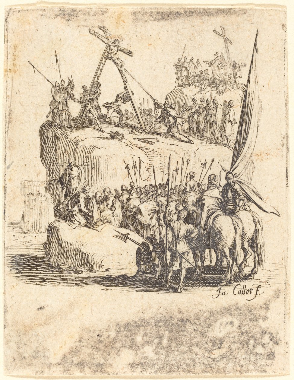 Kruisoprichting door Jacques Callot