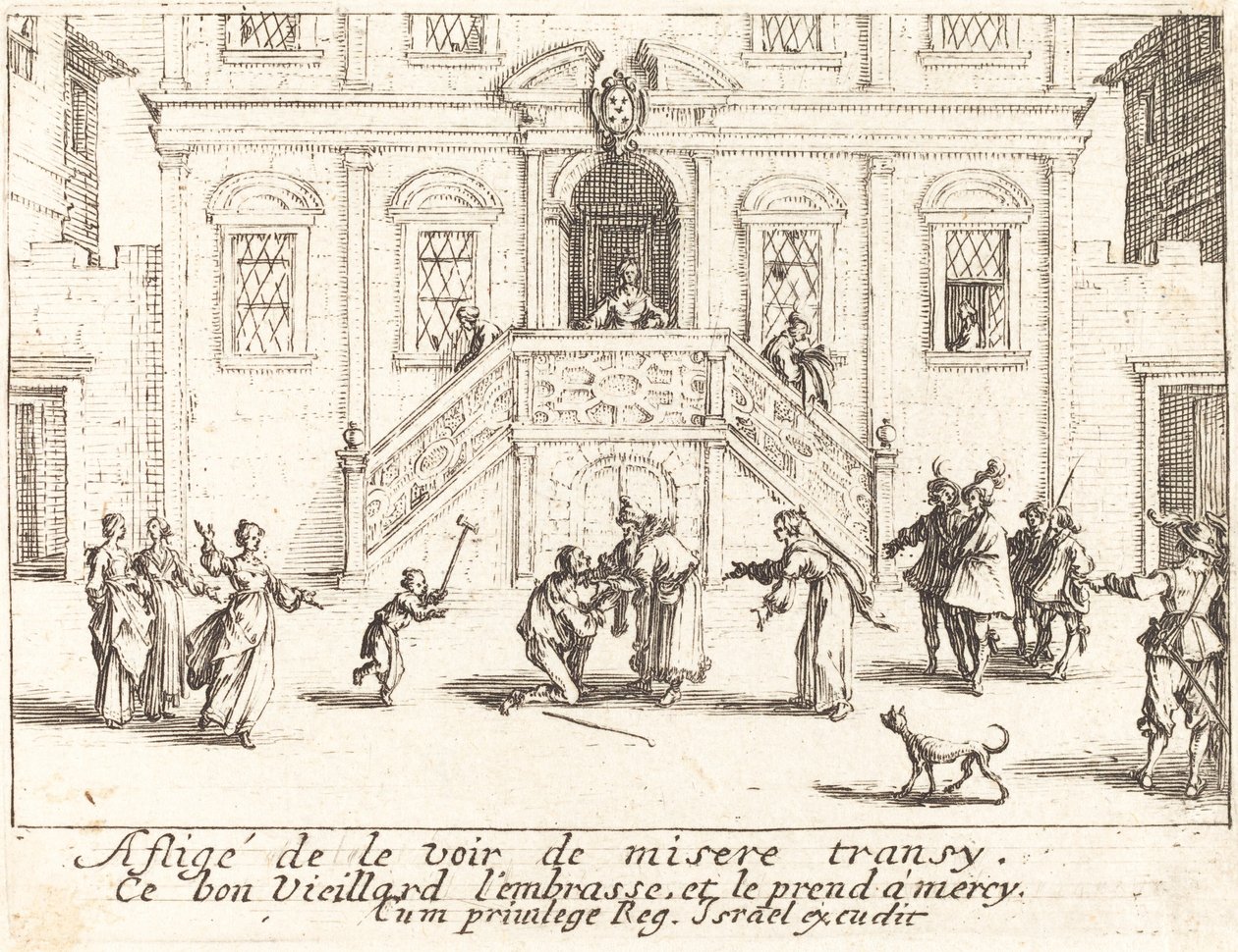 Terugkeer van de Verloren Zoon door Jacques Callot