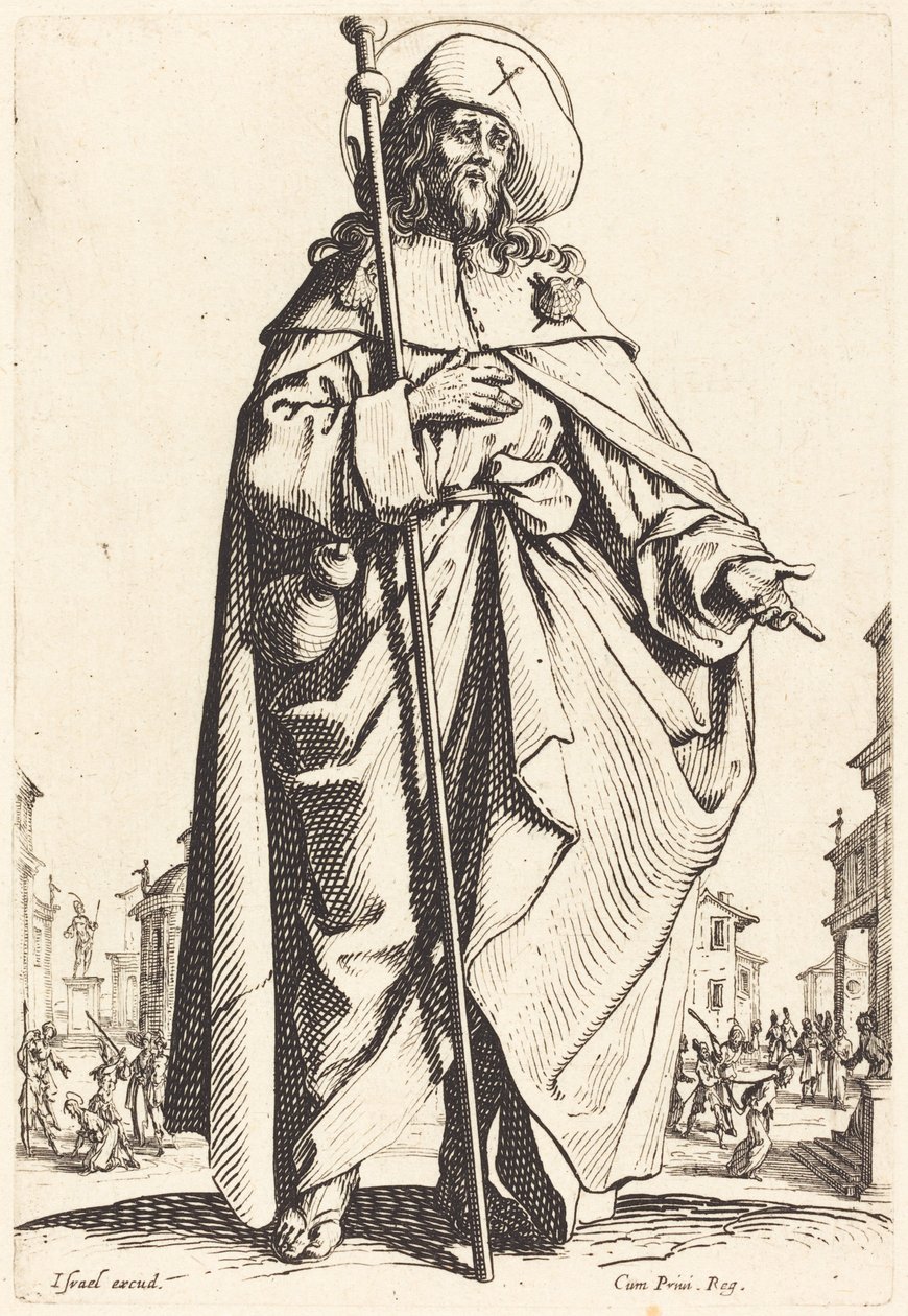 Sint-Jakobus de Grote door Jacques Callot