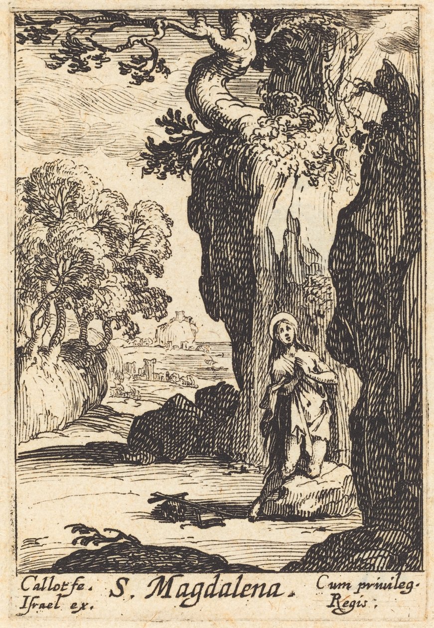 Sint Maria Magdalena door Jacques Callot