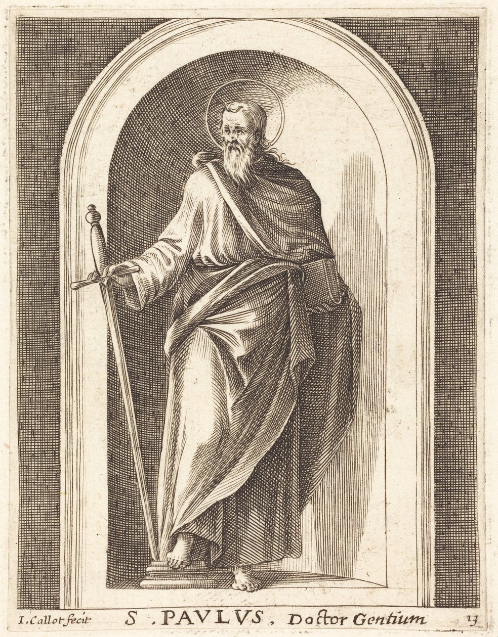 Sint-Paulus door Jacques Callot