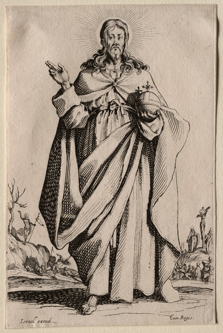 Salvatoris Beatae Mariae Virginis Sanctorum Apostolorum Icones / Les Grands Apôtres: De Verlosser door Jacques Callot