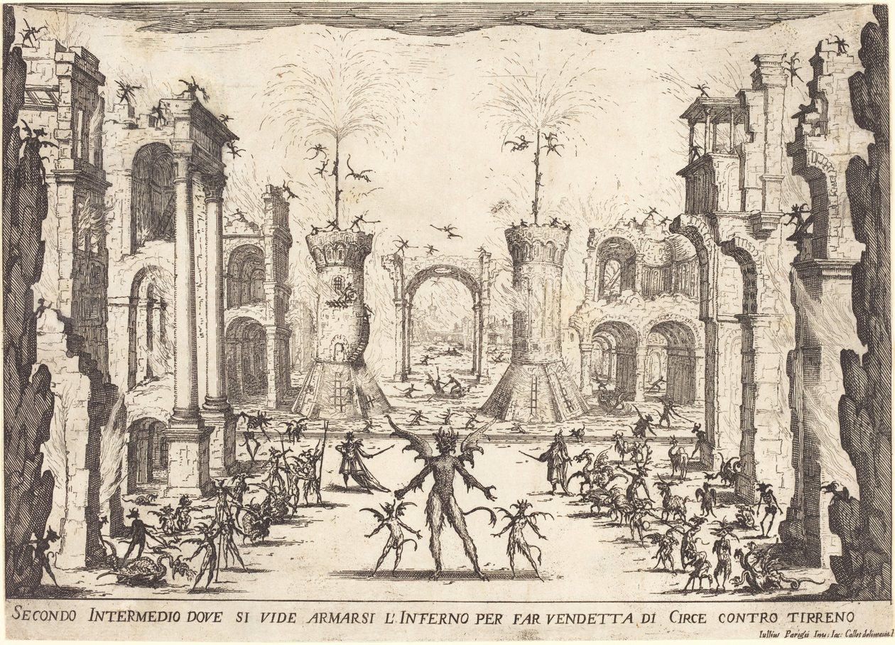 Tweede Intermezzo door Jacques Callot