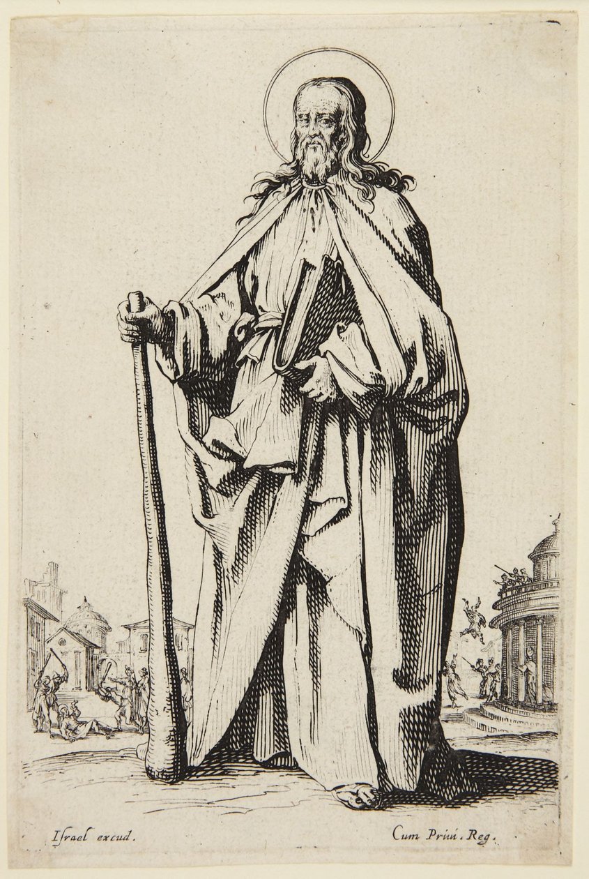 Sint-Jakobus de Mindere door Jacques Callot