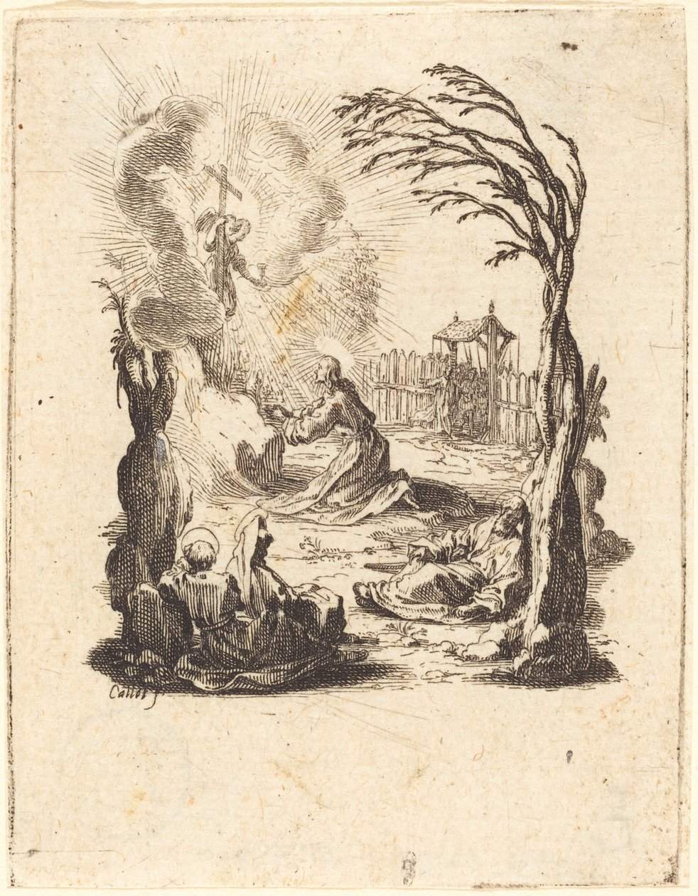 De Agonie in de Tuin door Jacques Callot