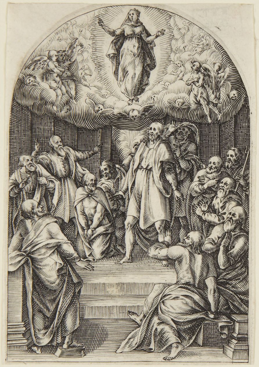 Maria-Tenhemelopneming door Jacques Callot
