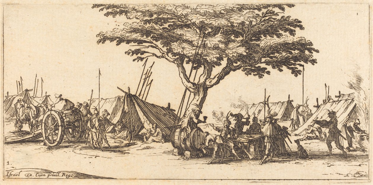 Het kamp door Jacques Callot