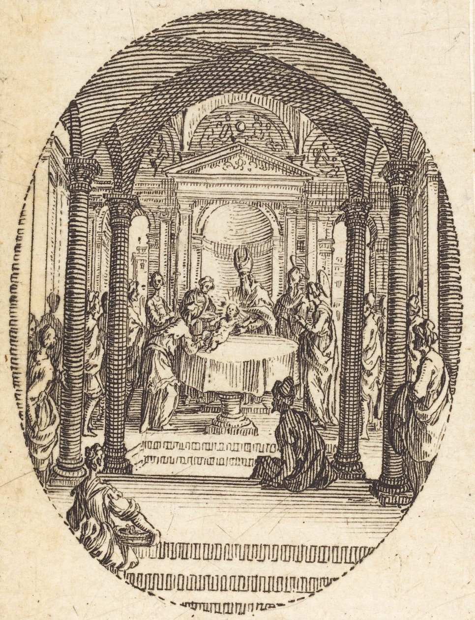 De besnijdenis door Jacques Callot