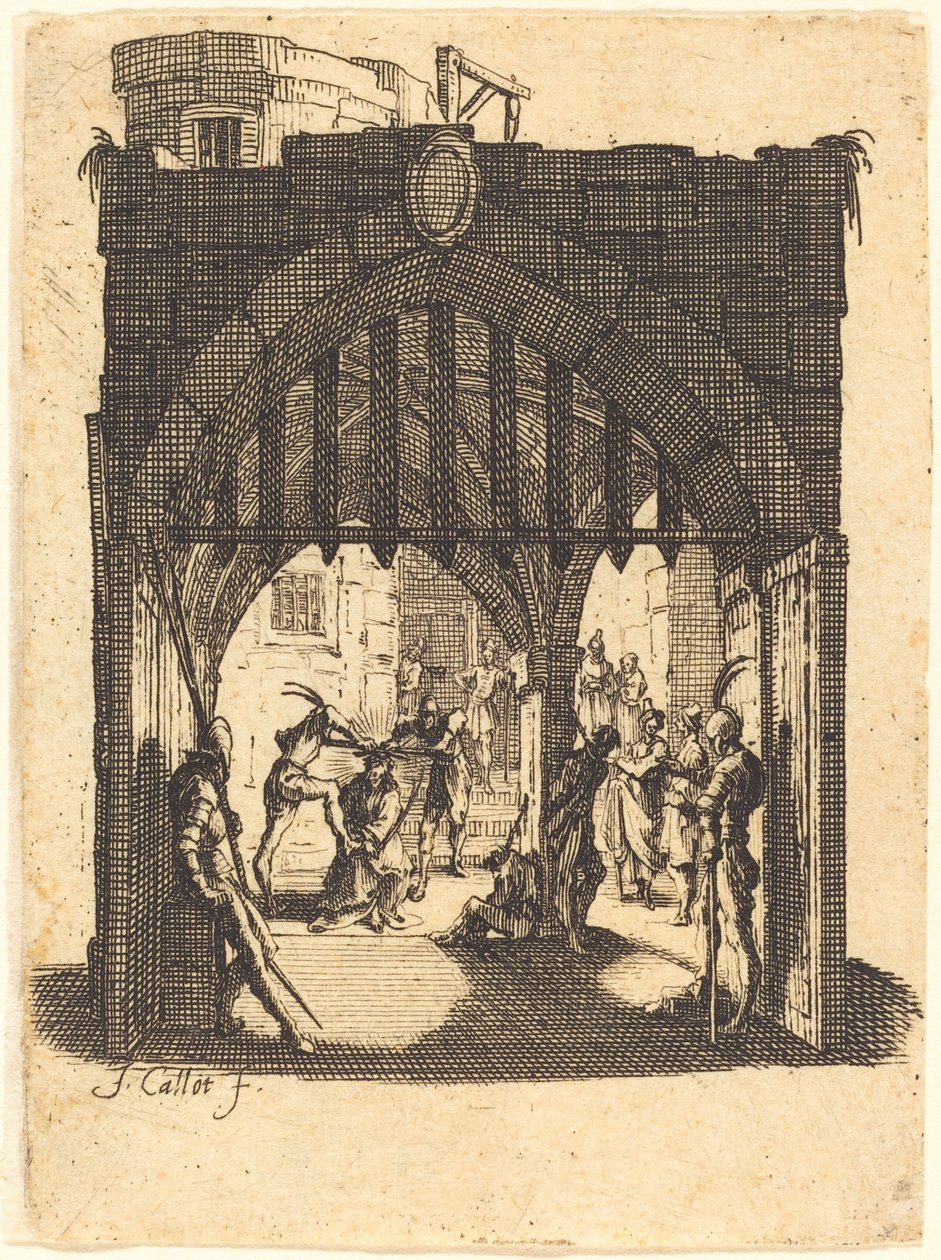 De Kroning met Doornen door Jacques Callot