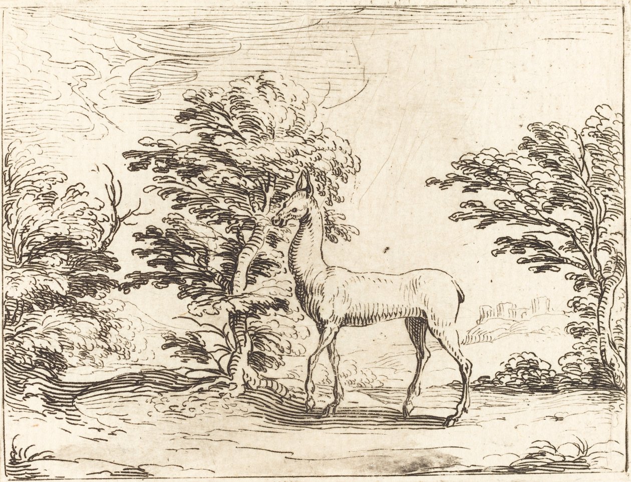 De Hinde door Jacques Callot