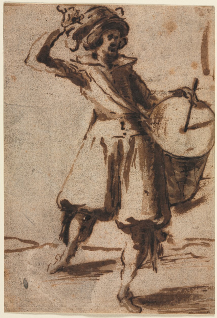 De drummer door Jacques Callot