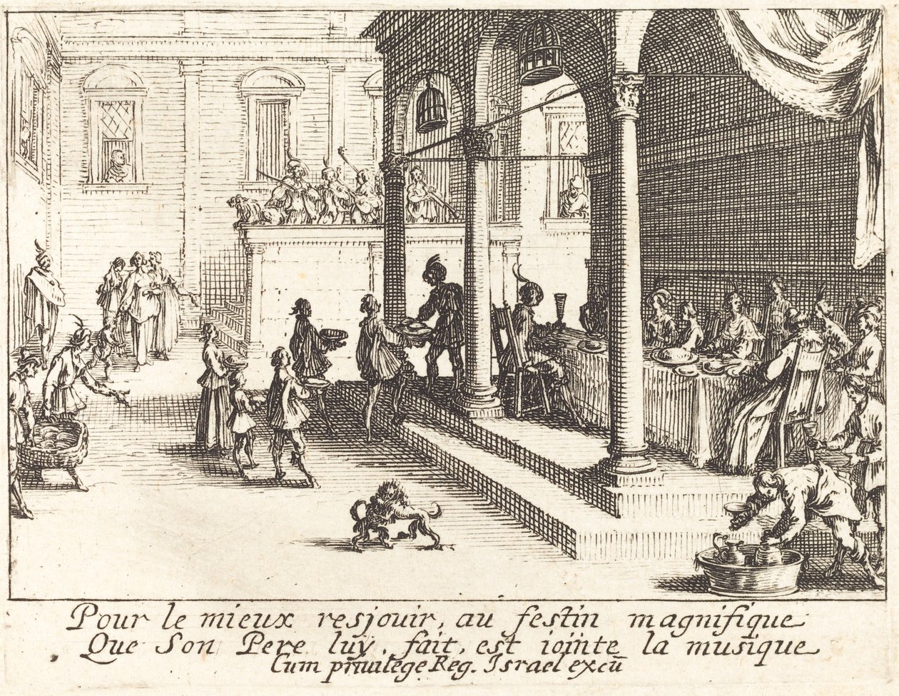 Het Feest door Jacques Callot