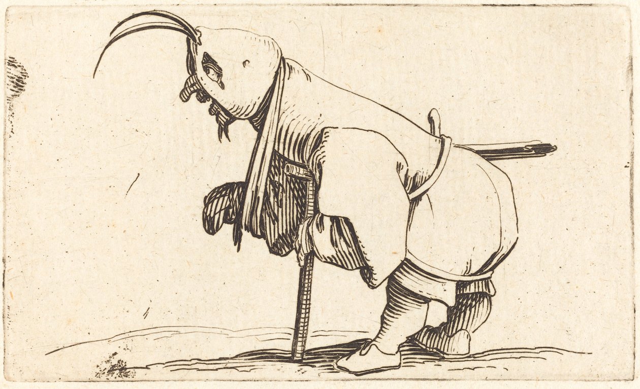 De Gehoede Kreupele door Jacques Callot