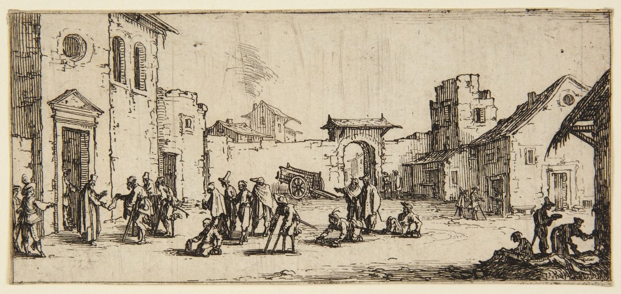 Het ziekenhuis door Jacques Callot