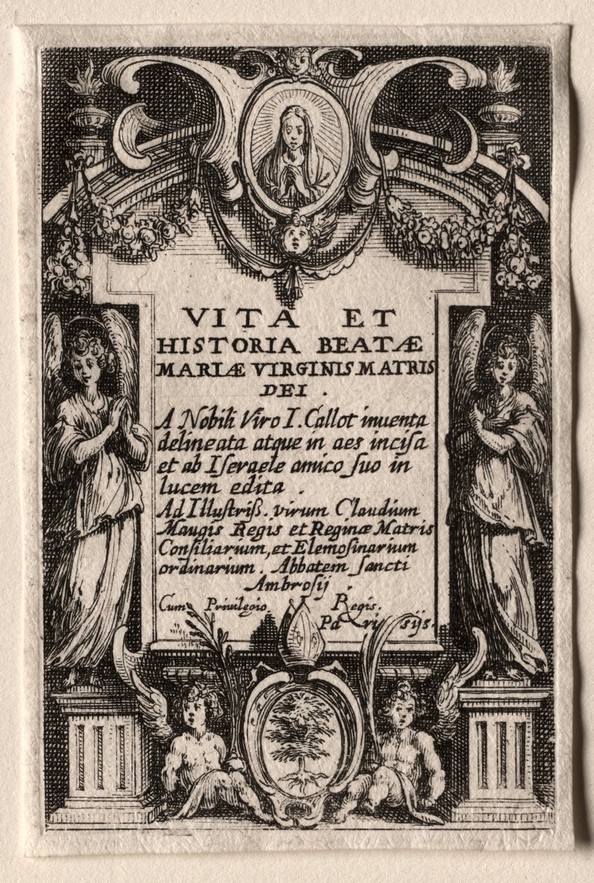 Het Leven van de Maagd door Jacques Callot