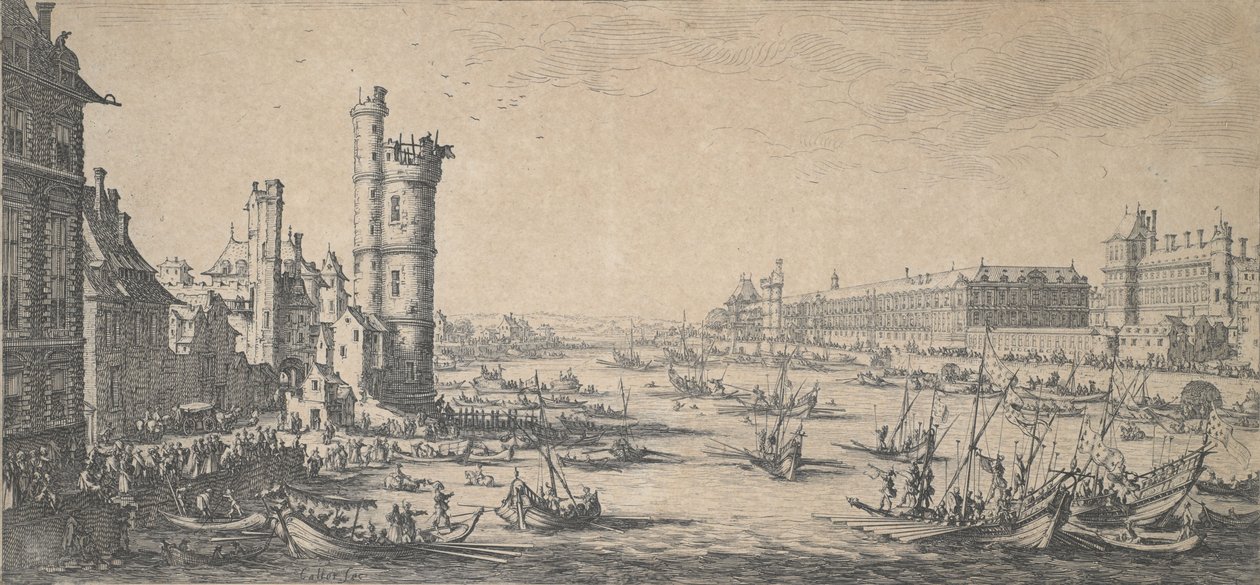 Het Louvre door Jacques Callot