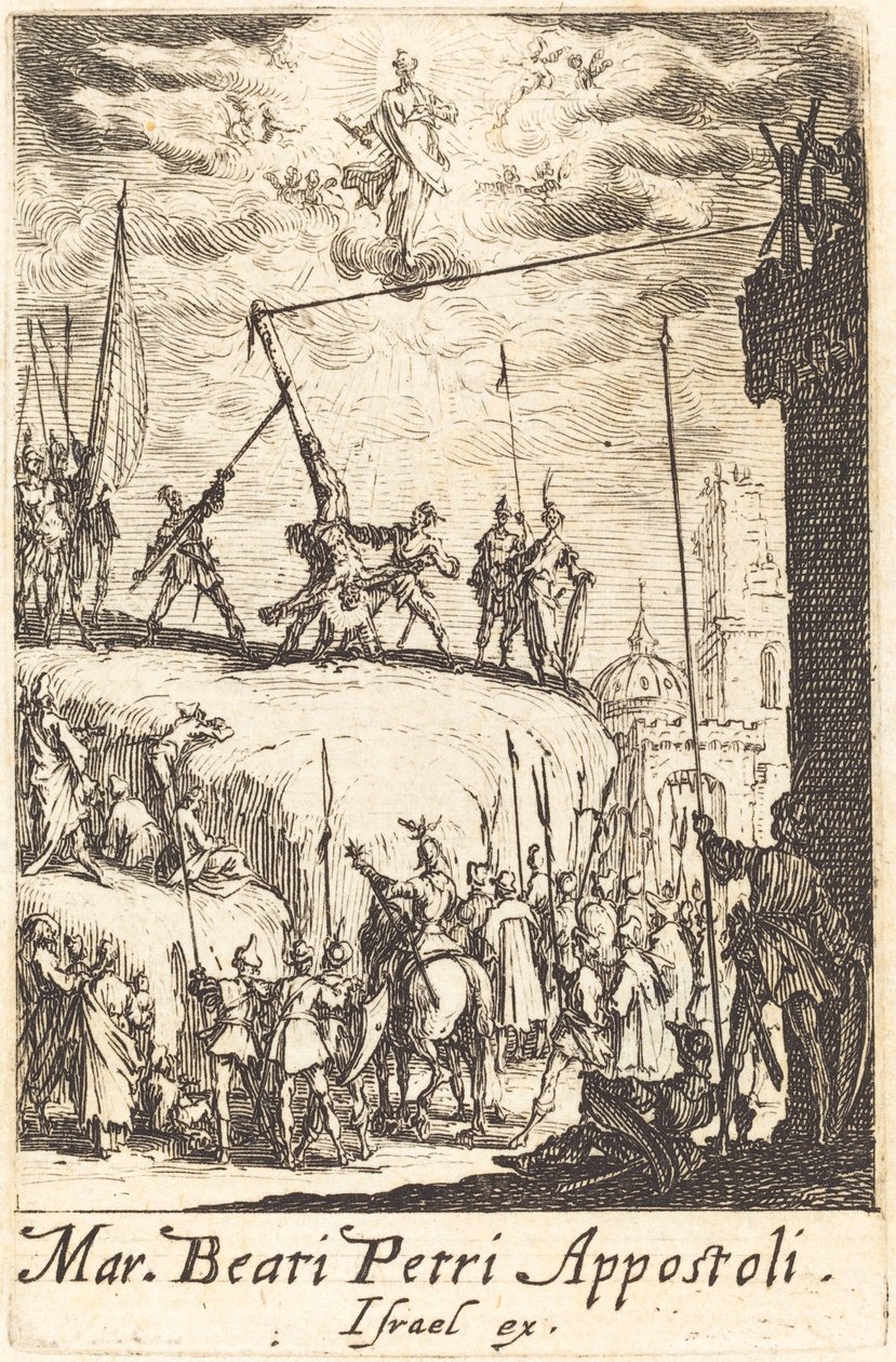Het martelaarschap van Sint Petrus door Jacques Callot