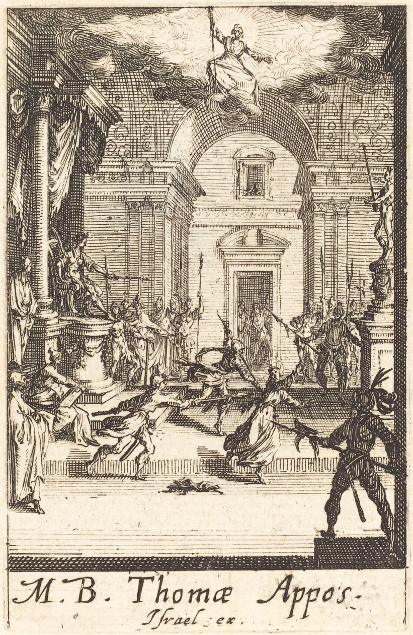 Het Martelaarschap van Sint Thomas door Jacques Callot