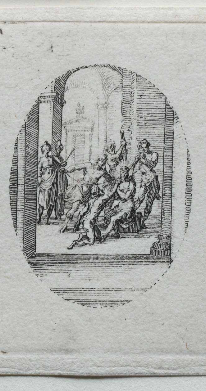 De Mysteries van de Passie: Christus met Doornen gekroond door Jacques Callot