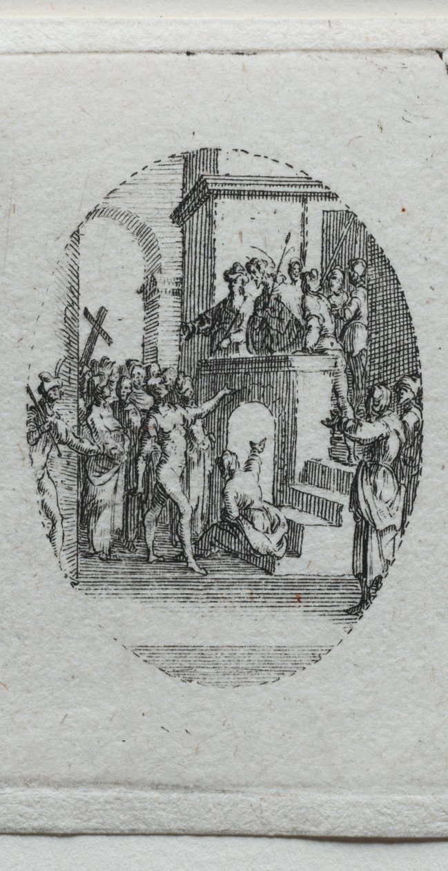 De Mysteriën van de Passie: Christus Gepresenteerd aan het Volk door Jacques Callot