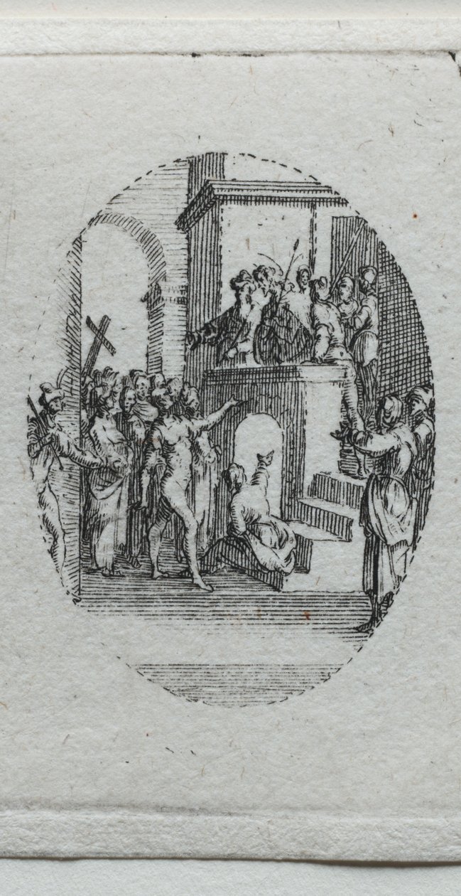 De mysteries van de passie: Christus gepresenteerd aan het volk door Jacques Callot