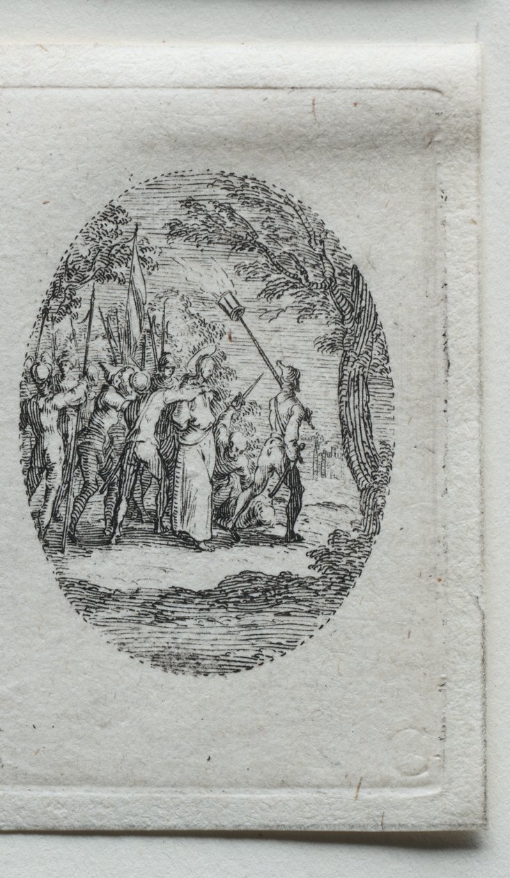 De Mysteries van de Passie: Christus Gevangen Genomen door Jacques Callot