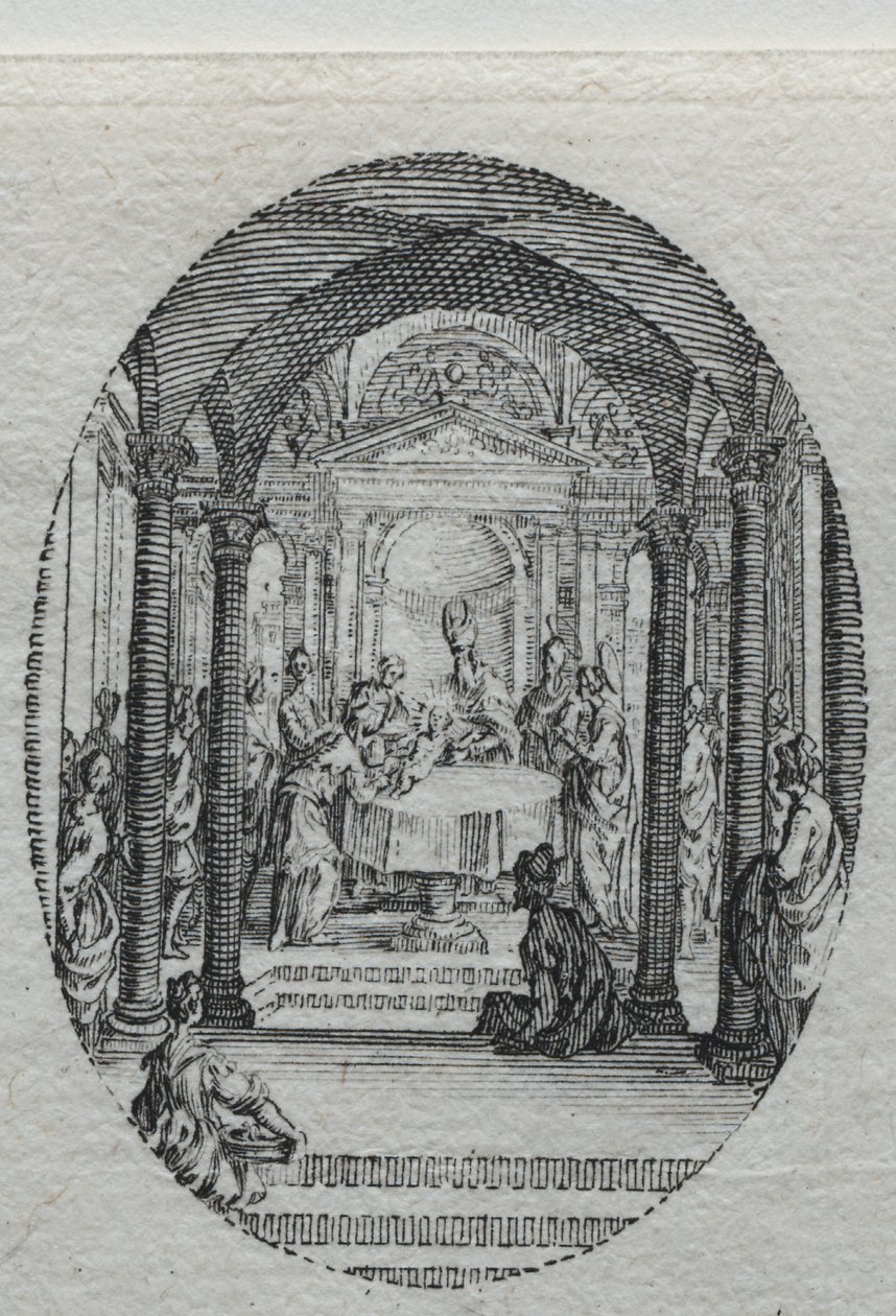 De Mysteries van de Passie: De Besnijdenis door Jacques Callot