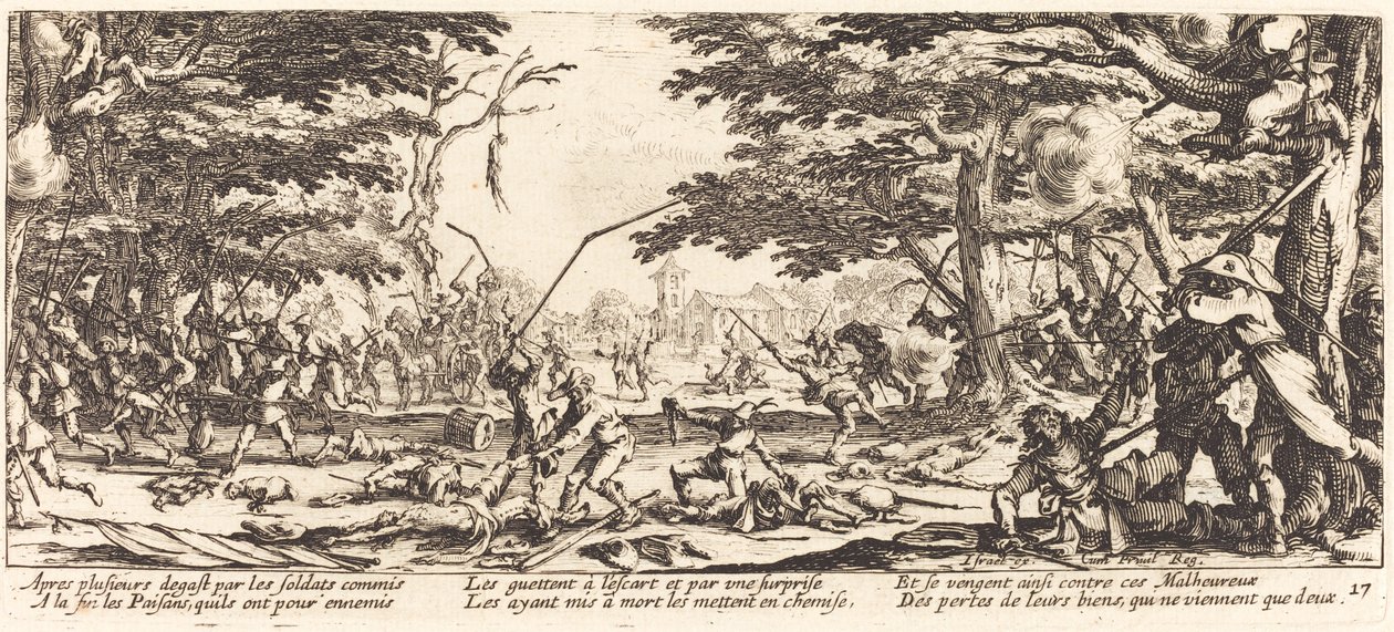 De Boeren Wreken Zich door Jacques Callot