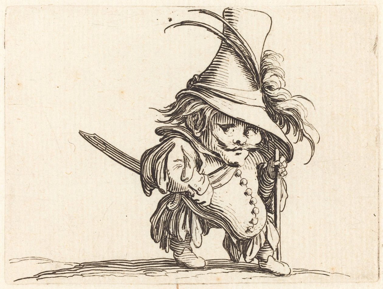De Dikke Man met de Hoge Hoed door Jacques Callot