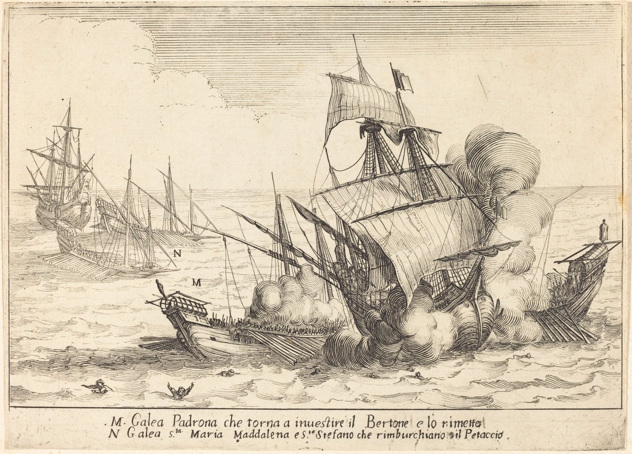 De prijs, 1617 door Jacques Callot