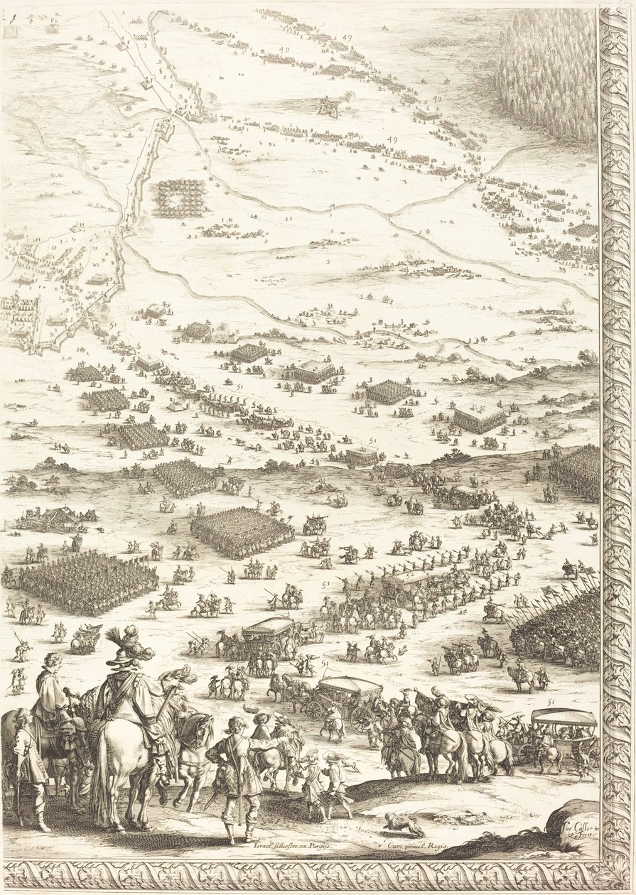 Het beleg van Breda [plaat 6 van 6] door Jacques Callot