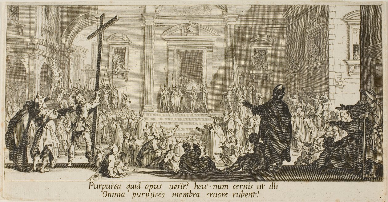 De kleine haven, uit Diverse scènes ontworpen in Florence door Jacques Callot