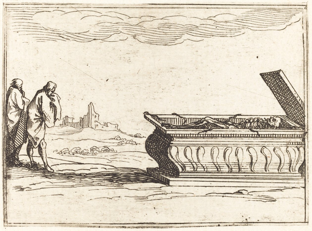 Het Graf door Jacques Callot