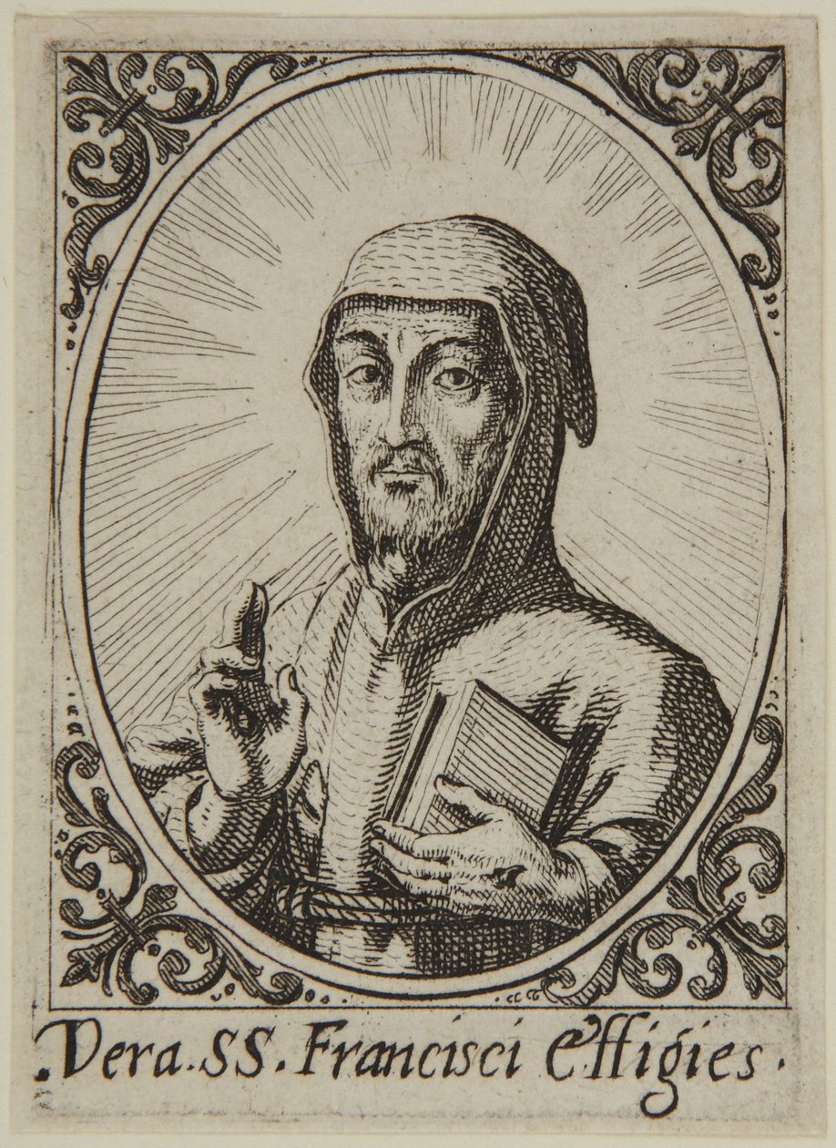 Het ware beeld van Sint Franciscus door Jacques Callot