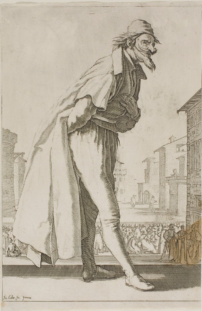 De watermolen, uit Diverse scènes ontworpen in Florence door Jacques Callot