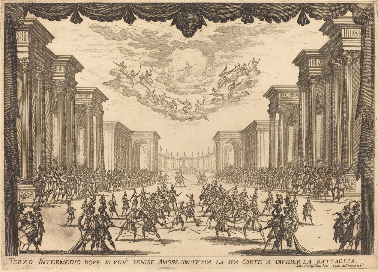 Derde intermezzo door Jacques Callot